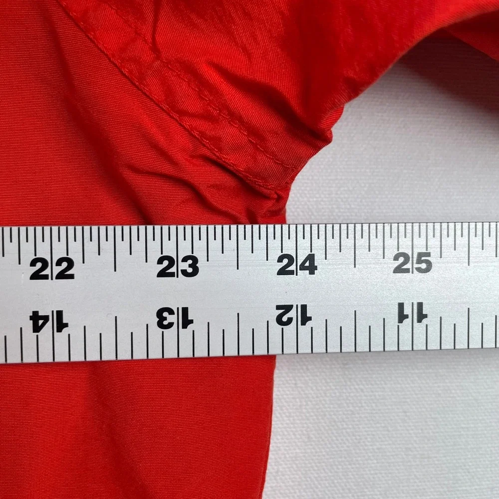 VTG‎ Polo Ralph Lauren Men's Red Navy Fleece Lined Bomber Jacket Size M
